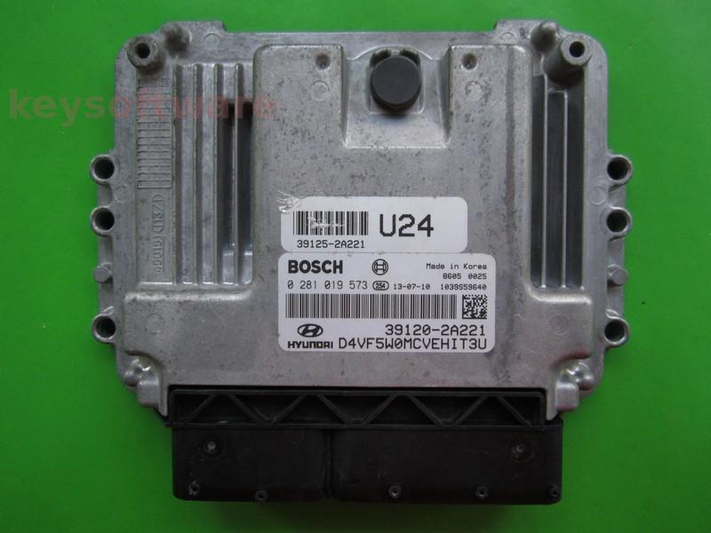 ECU Hyundai I40 1.7CRDI 39120-2A221 0281019573 EDC17C08