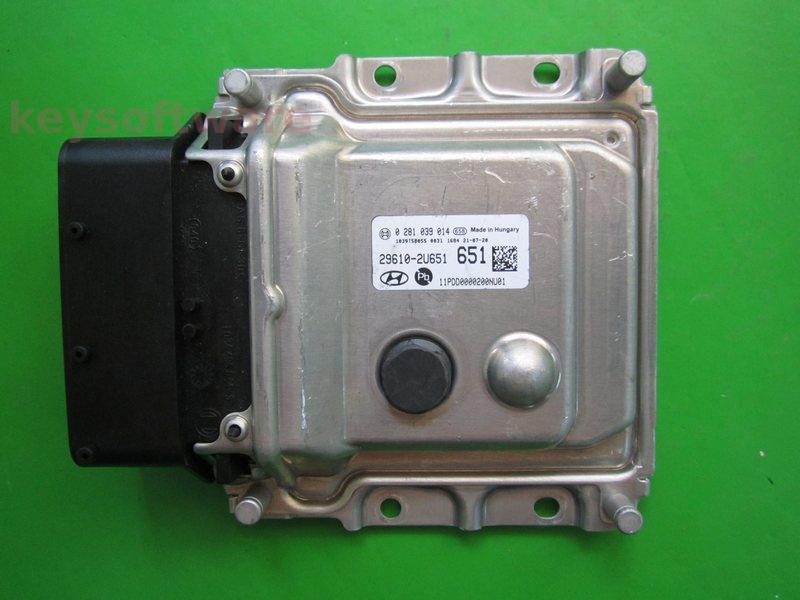 ECU Hyundai 29610-2U651 0281039014