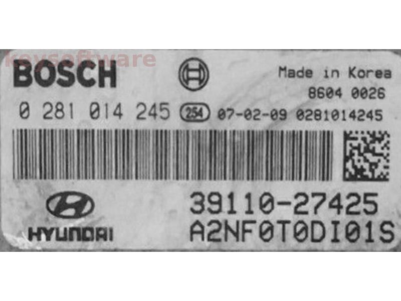 ECU Hyundai Sonata 2.0CRDI 39100-27425 0281014245 EDC16C39 {