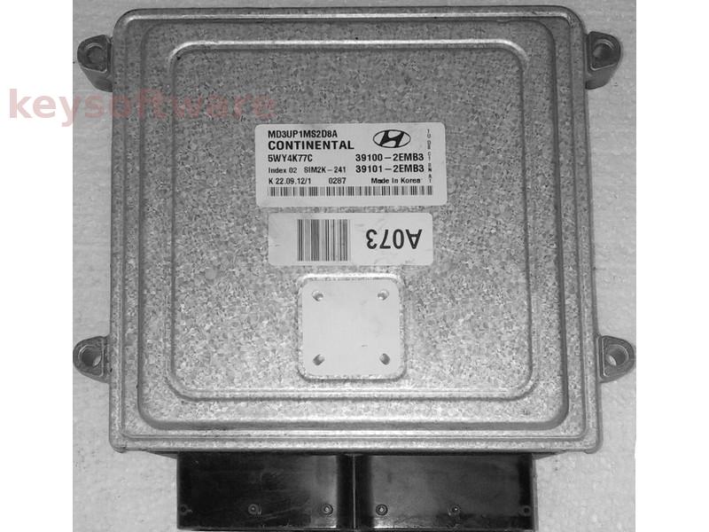 ECU Hyundai Elantra 39100-2EMB3 5WY4K77C SIM2K-241 {