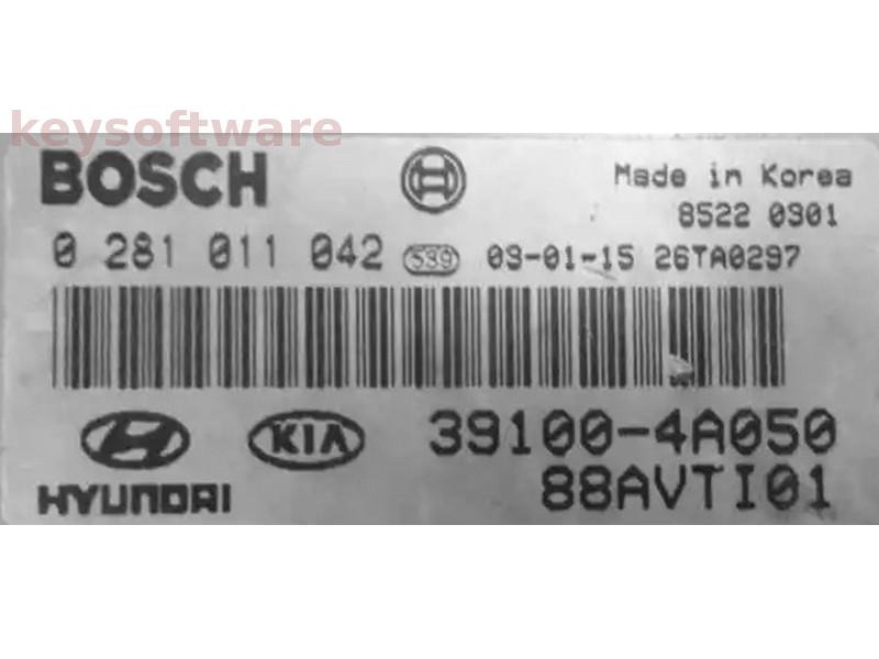 ECU Hyundai Starex 2.5CRDI 39100-4A050 0281011042 EDC15C7 {