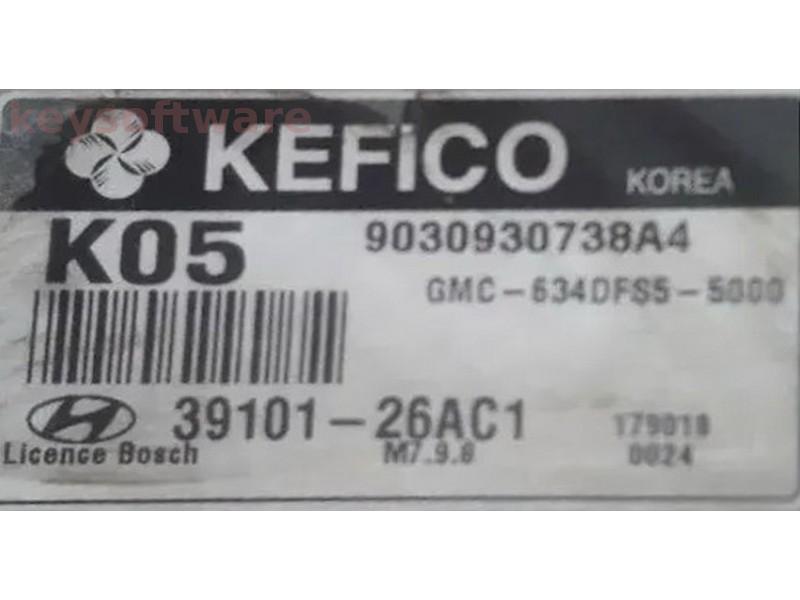 ECU Hyundai Accent 1.4 39101-26AC1 9030930738A4 M7.9.8 {