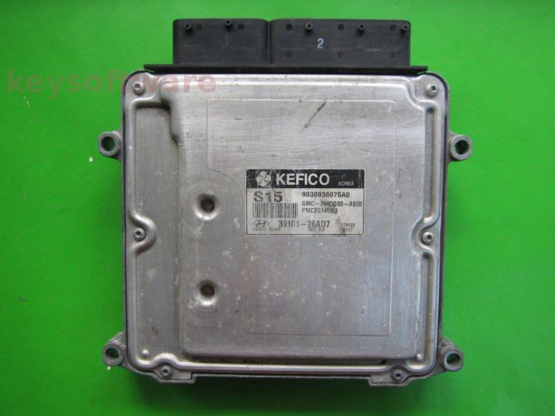 ECU Hyundai Accent 1.4 39101-26AD7 9030936075A0 MG7.9.8