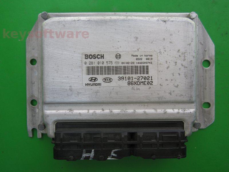 ECU Hyundai Elantra 2.0CRDI 39101-27021 0281010575 EDC15C7
