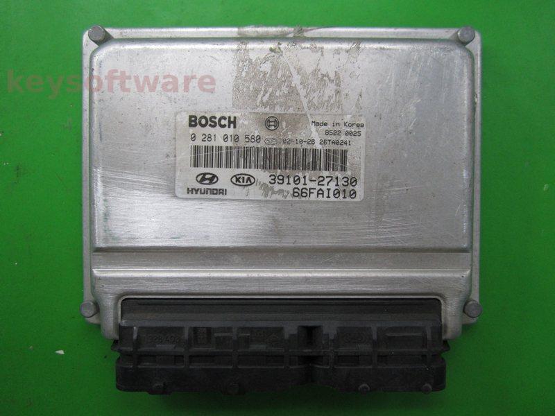 ECU Hyundai Trajet 2.0 CRDI 39101-27130 0281010580 EDC15C7