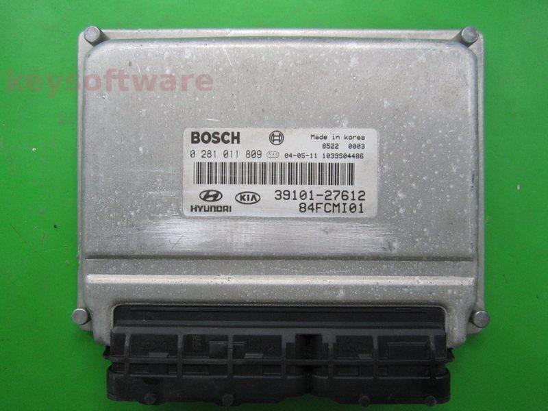 ECU Hyundai Matrix 1.5 39101-27612 0281011809 EDC15C7