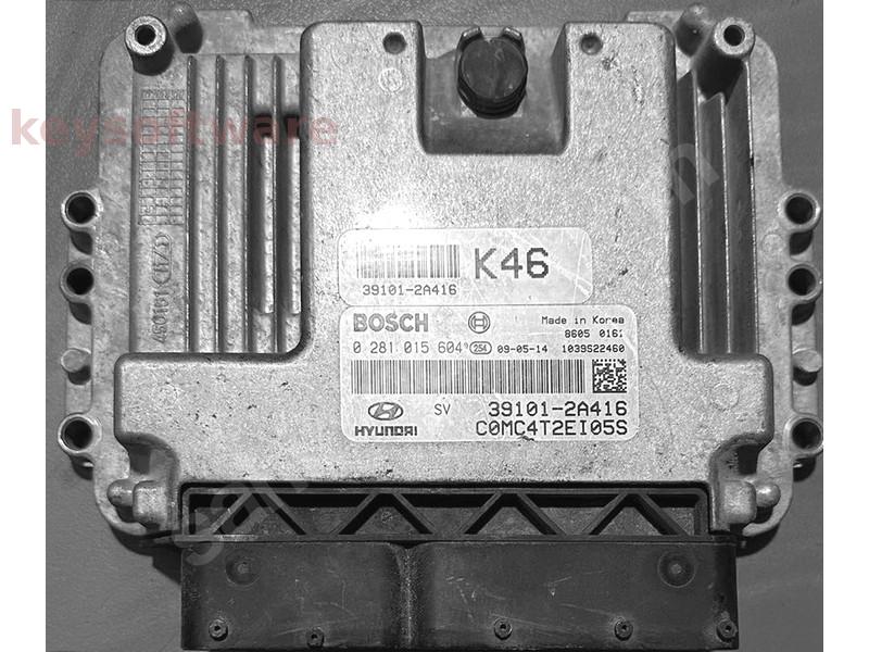 ECU Hyundai Accent 1.5CRDI 39101-2A416 0281015604 {