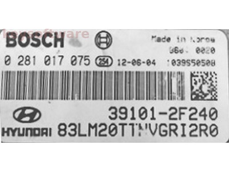 ECU Hyundai Tucson 2.0CRDI 39101-2F240 0281017075 EDC17CP14 {