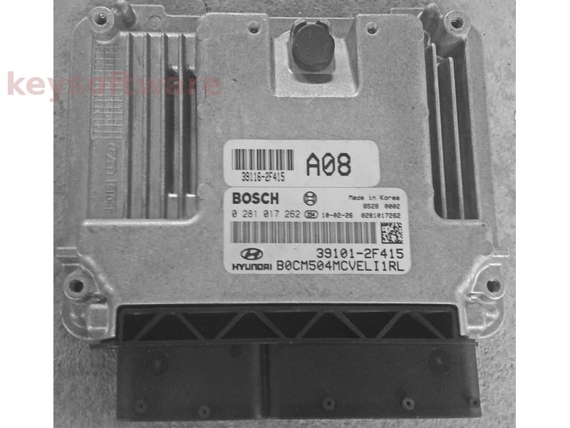 ECU Hyundai Santa Fe 2.0CRDI 39101-2F415 0281017262 EDC17C08