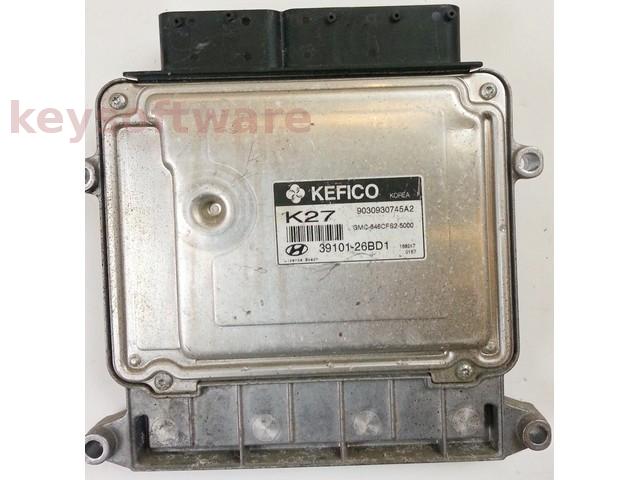 ECU Hyundai Accent 1.6 39101-26BD1 9030930745A2 M7.9.8 {+