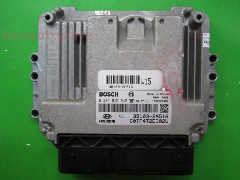 ECU Hyundai Getz 1.5 39103-2A516 0281015642 EDC16C39 {