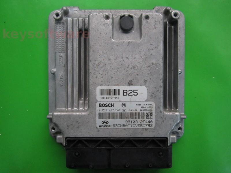 ECU Hyundai Coupe 2.2D 39103-2F440 0281017541 EDC17CP14 }