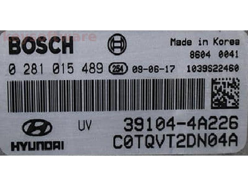 ECU Hyundai Grand Starex 39104-4A226 0281015489 EDC16C39 {