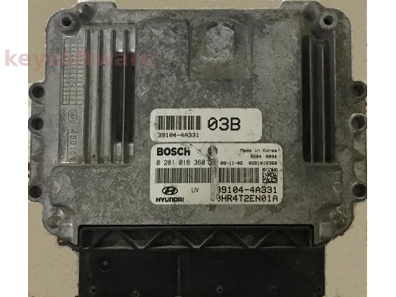 ECU Hyundai I30 1.6 39104-4A331 0281016360 EDC16C39 {