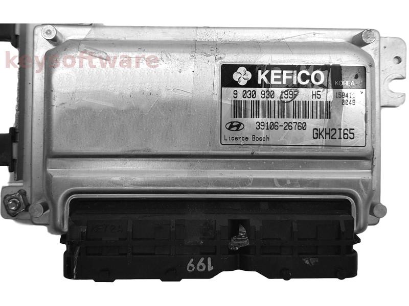 ECU Hyundai Elantra 1.6 39106-26760 9030930199F M7.9.0 {