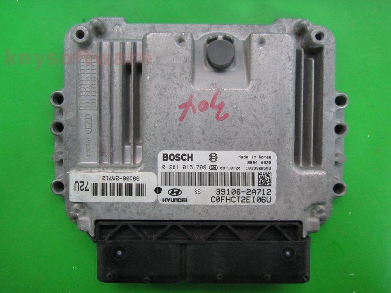 ECU Hyundai I30 1.6CRDI 39106-2A712 0281015709 EDC16C39