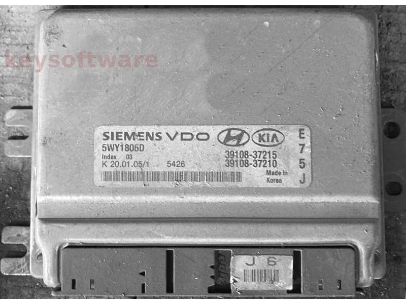 ECU Hyundai Coupe 2.7 39108-37210 5WY1805D SIMK62 {
