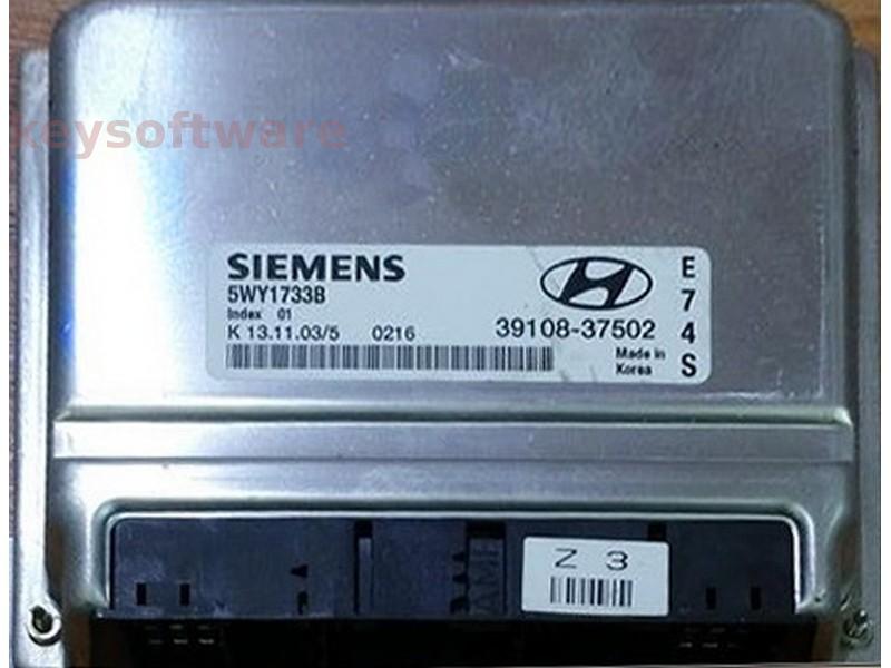 ECU Hyundai Santa Fe 2.7 39108-37502 5WY1733B SIMK62{