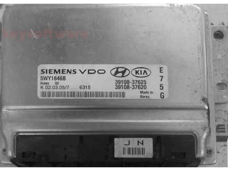 ECU Hyundai Coupe 2.7 39108-37625 5WY1846B SIMK62 {