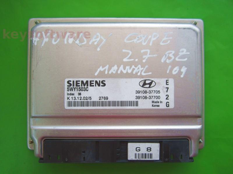 ECU Hyundai Coupe 2.7 39108-37705 5WY1503C SIMK62
