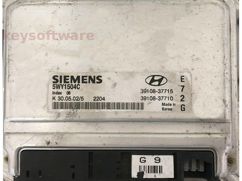 ECU Hyundai Coupe 2.7 39108-37715 5WY1504C SIMK62 {