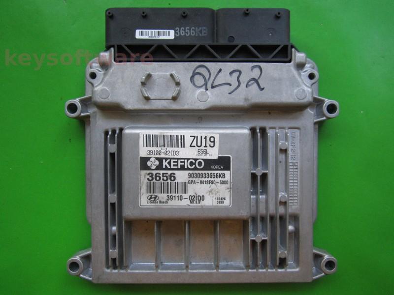 ECU Hyundai I10 1.1 39110-02ID0 9030933656KB M7.9.8