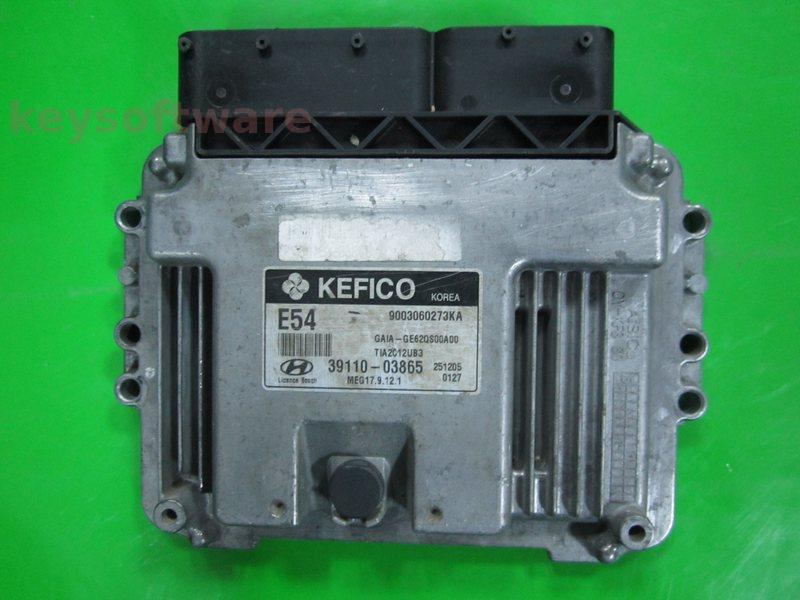 ECU Hyundai I10 1.2 39110-03865 9003060273KA MEG17.9.12.1