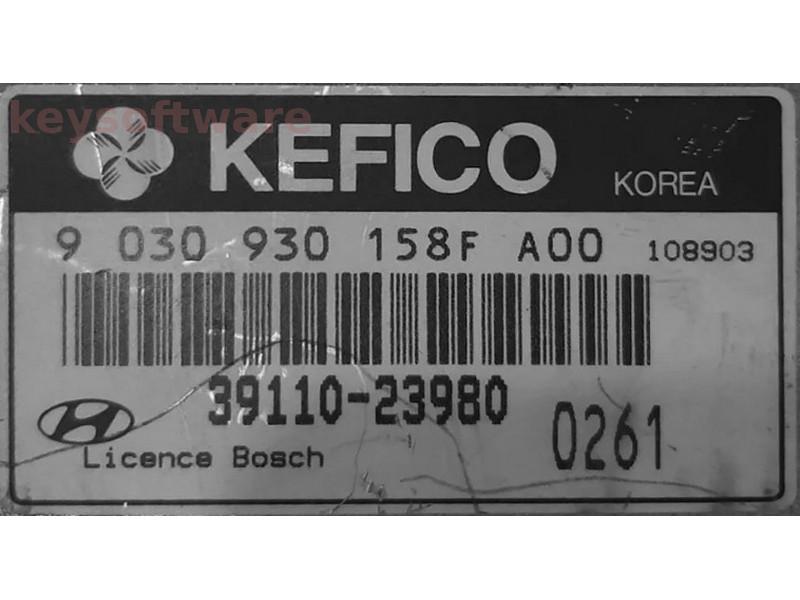 ECU Hyundai Coupe 2.0 39110-23980 9030930158F {