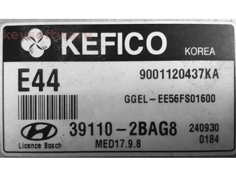ECU Hyundai IX35 1.6 39110-2BAG8 9001120437KA MED17.9.8 {
