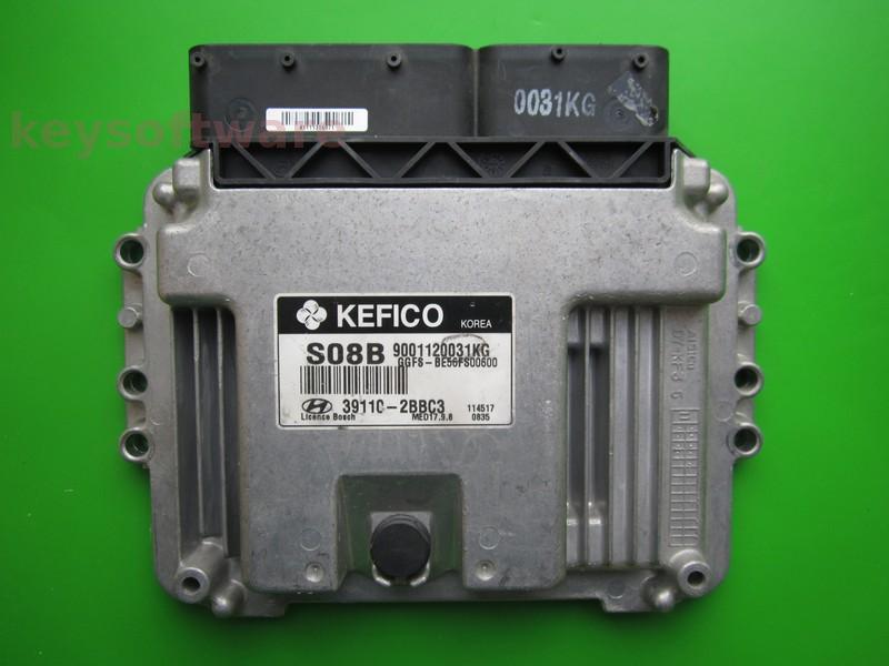 ECU Hyundai Veloster 1.6I 39110-2BBC3 9001120031KG MED17.9.8