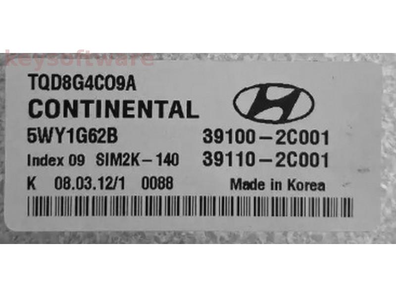 ECU Hyundai H1 39110-2C001 5WY1G62B SIM2K-140