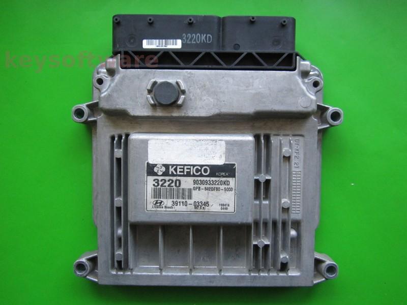 ECU Hyundai I20 1.2 39110-03345 9030933220KD M7.9.8