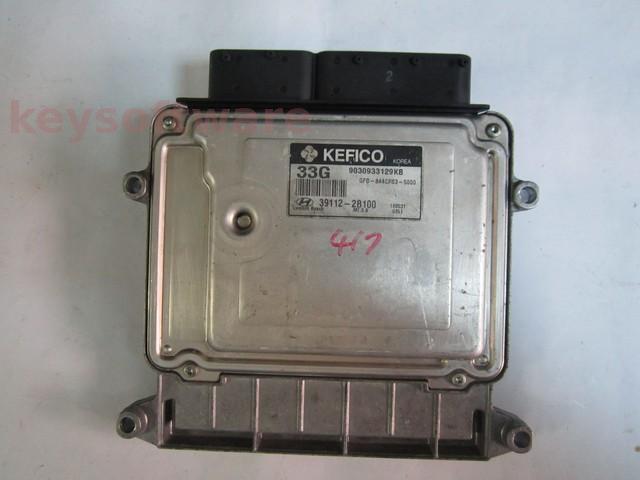 ECU Hyundai I30 1.4 39112-2B100 9030933129KB M7.9.8 { +
