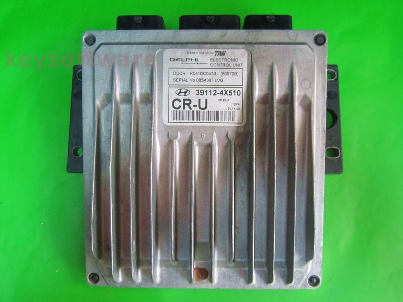 ECU Hyundai Terracan 2.9CRDI 39112-4X510 80970B DDCR CR-11 {