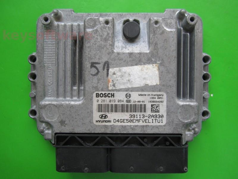 ECU Hyundai I30 1.6CRDI 39113-2A930 0281019084 EDC17C08