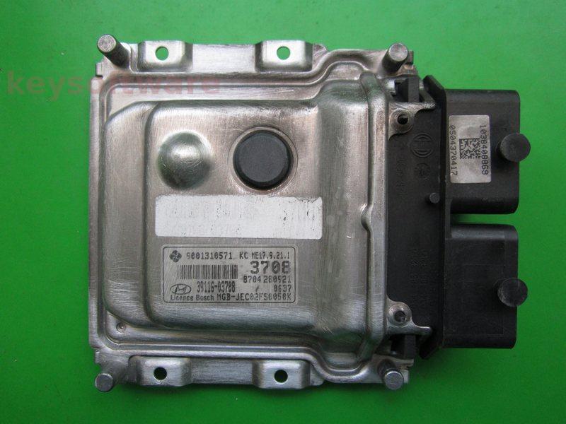 ECU Hyundai I20 1.4 39116-03708 9001310571 ME17.9.21