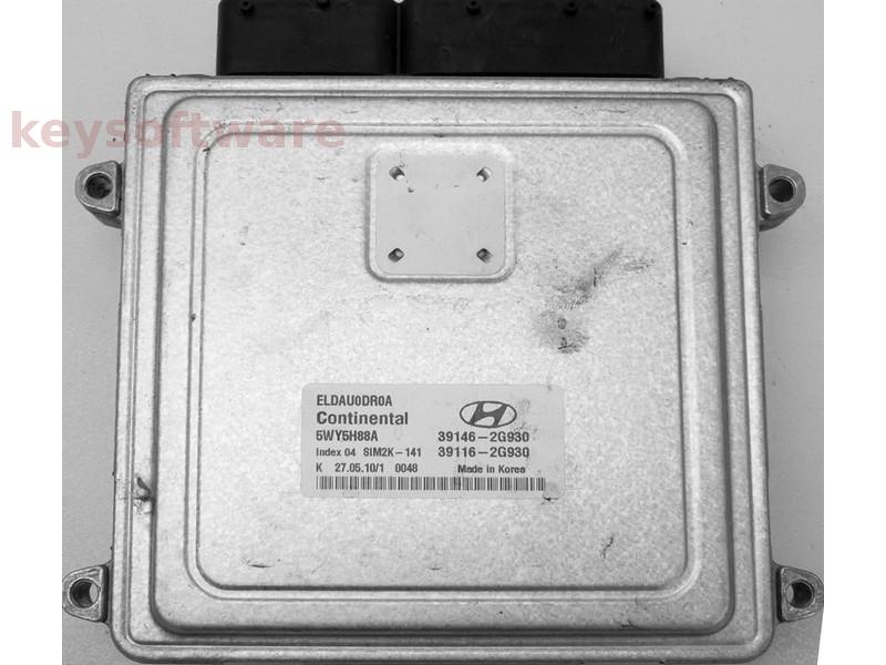 ECU Hyundai IX35 2.0 39146-2G930 5WY5H88A SIM2K-141 {