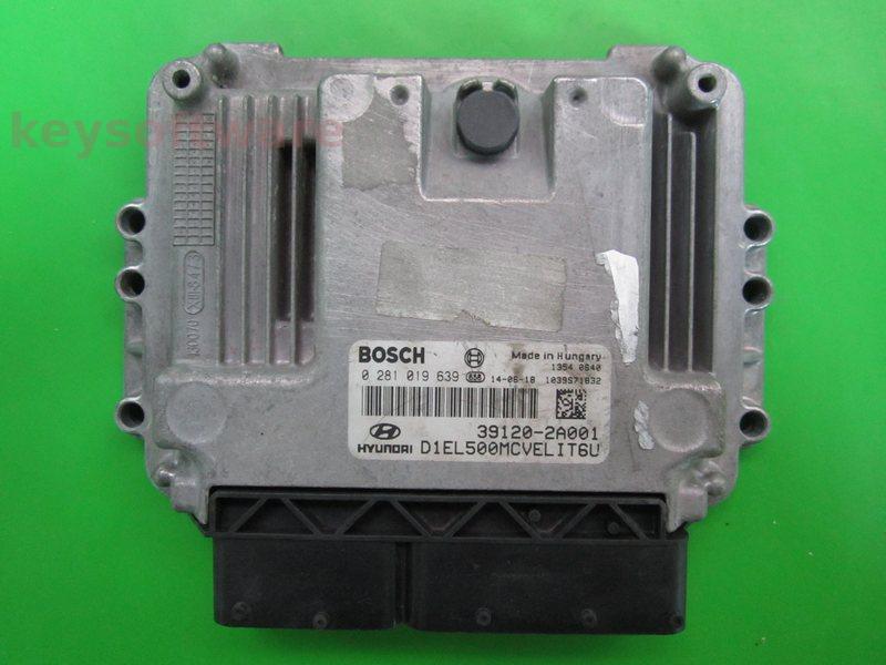 ECU Hyundai IX35 1.7CRDI 39120-2A001 0281019639 EDC17C08