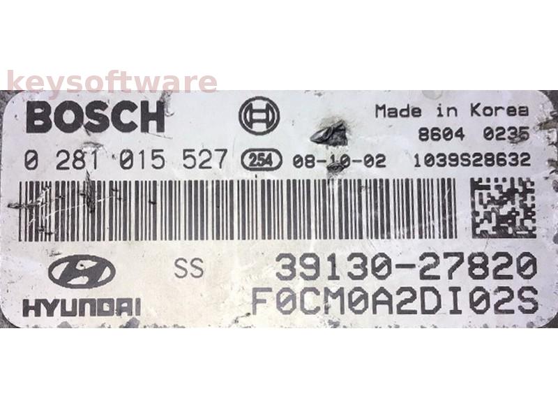 ECU Hyundai Santa Fe 2.0CRDI 39130-27820 0281015527 EDC16C39 {
