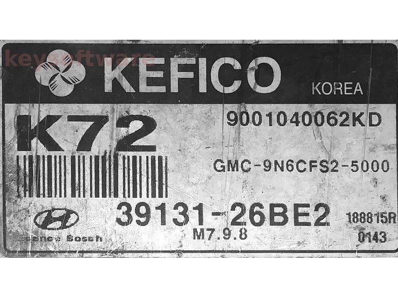 ECU Hyundai Accent 1.6 39131-26BE2 9001040062KD M7.9.8 {