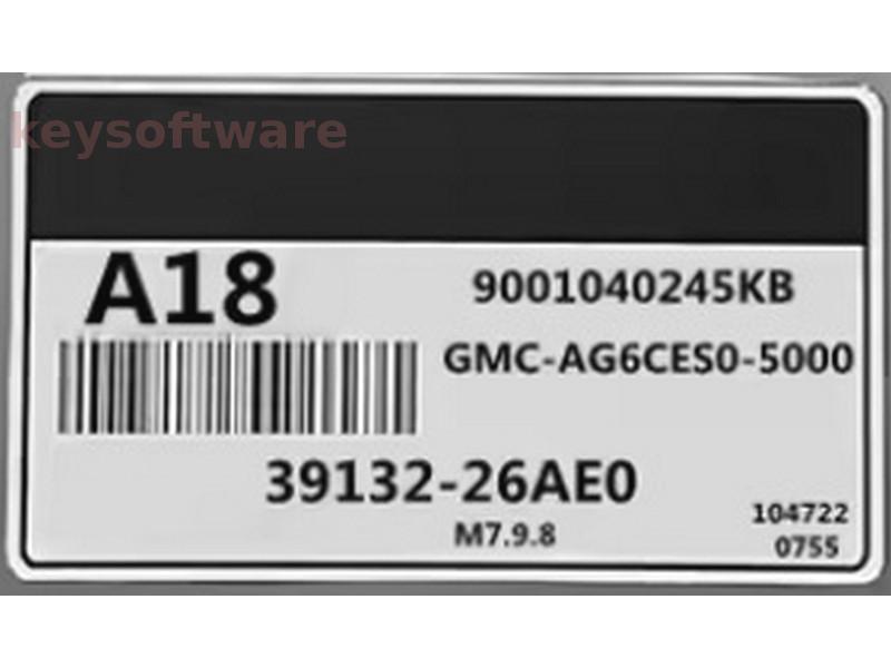 ECU Hyundai Accent 1.4 39132-26AE0 9001040245KB M7.9.8 {