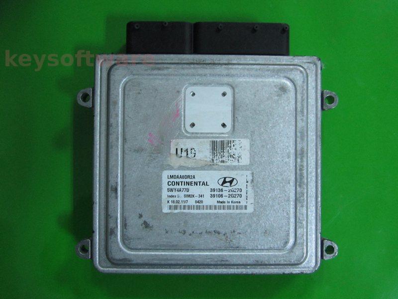 ECU Hyundai IX35 2.0 39136-2G270 5WY4A77D SIM2K-341
