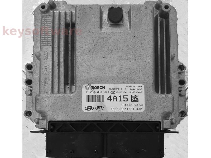 ECU Hyundai I20 1.4CRDI 39140-2A150 0281031344 EDC17C57{