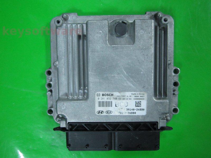ECU Hyundai I10 1.4CRDI 39140-2ABB0 0281032740 EDC17C57