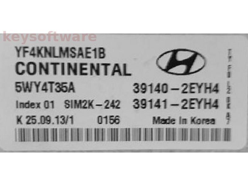 ECU Hyundai Sonata 39140-2EYH4 5WY4T35A SIM2K-242 {