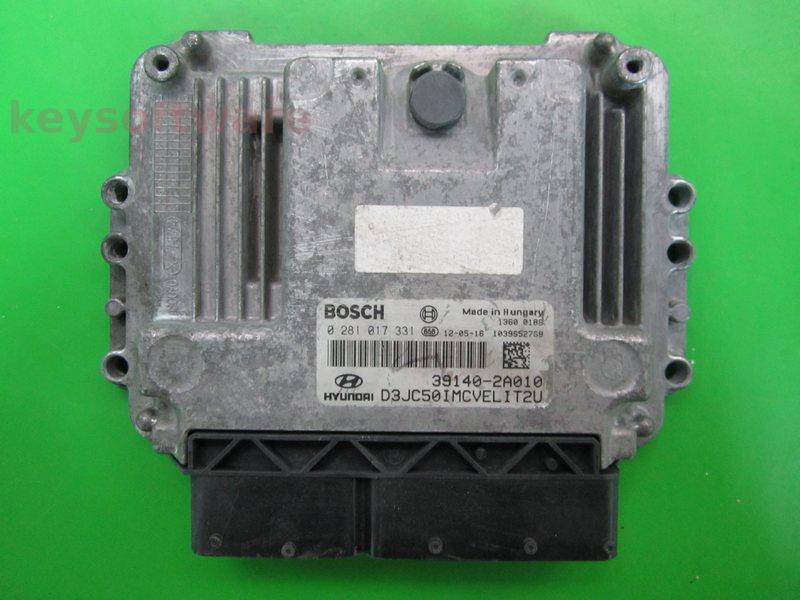 ECU Hyundai I20 1.6CRDI 39140-2A010 0281017331 EDC17C08