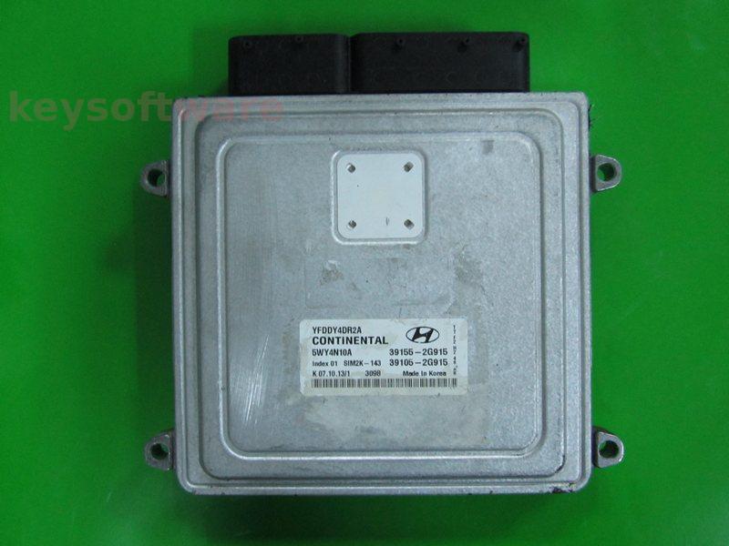 ECU Hyundai Sonata 2.0 39155-2G915 5WY4N10A SIM2K-143