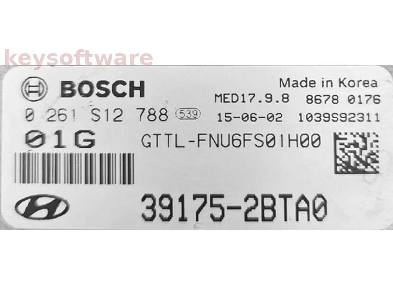 ECU Hyundai Tucson 1.6 39175-2BTA0 0261S12788 MED17.9.8 {