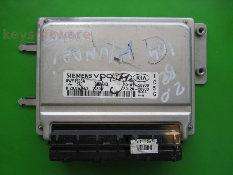ECU Hyundai Coupe 2.0 39101-23900 5WY1923A SIMK43