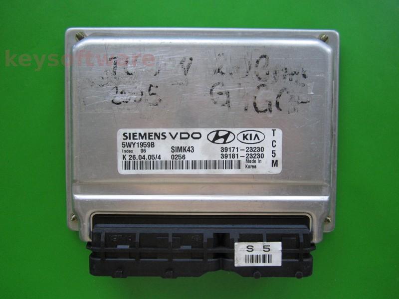 ECU Hyundai Tucson 2.0 39171-23230 5WY1959B SIMK43 {